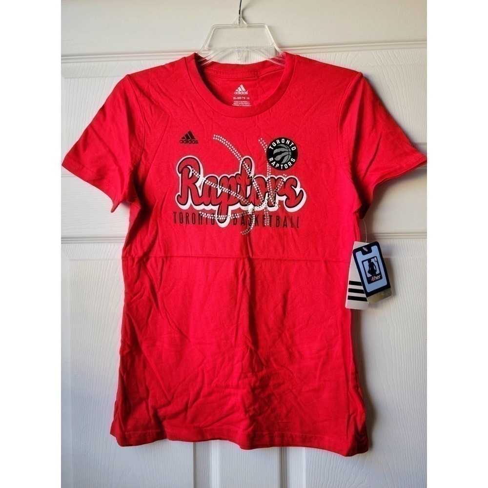 Adidas Girls Extra Large NBA Toronto Raptors T Shirt - Picture 2 of 9